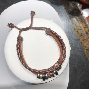 Leather bracelet